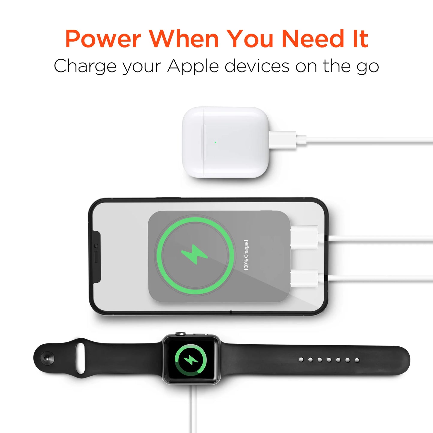 Hypergear 5000Mah Magnetic Wireless Power Bank